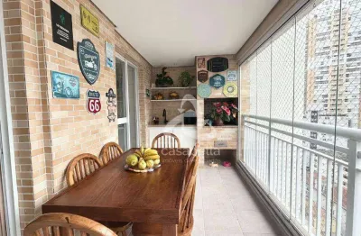 Apartamento com 3 dormitórios à venda, 131 m² por r$ 1.900.000,00 - gonzaga - santos/sp