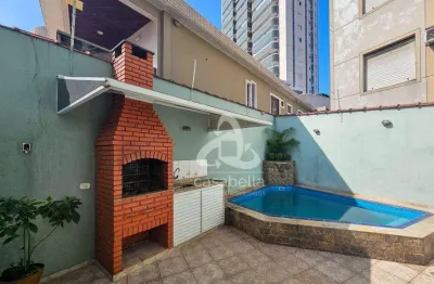 Casa com 4 dormitórios à venda, 216 m² por r$ 2.200.000,00 - ponta da praia - santos/sp