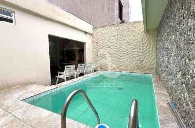 Casa com 3 dormitórios para alugar, 223 m² por r$ 14.500,01/mês - boqueirão - santos/sp
