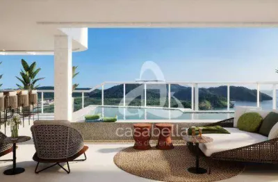 Cobertura com 4 dormitórios à venda, 302 m² por r$ 7.999.000,00 - ponta da praia - santos/sp