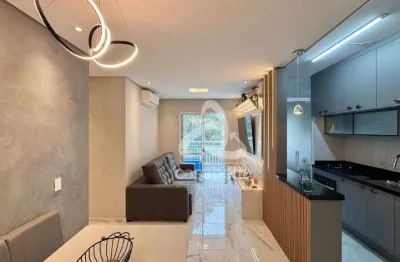 Apartamento com 2 dormitórios à venda, 62 m² por r$ 665.000,00 - marapé - santos/sp