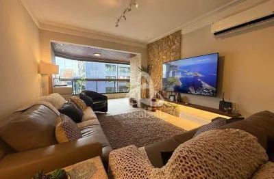 Apartamento com 3 dormitórios à venda, 166 m² por r$ 2.290.000,00 - ponta da praia - santos/sp