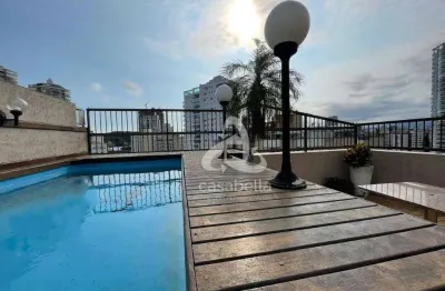 Cobertura com 3 dormitórios à venda, 270 m² por r$ 1.650.000,00 - ponta da praia - santos/sp