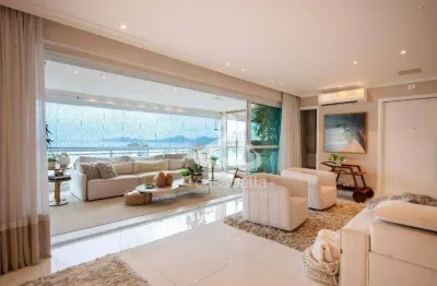 Apartamento com 4 dormitórios à venda, 345 m² por r$ 7.065.940,00 - aparecida - santos/sp
