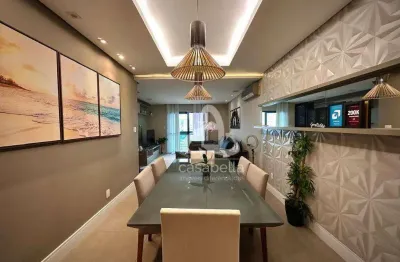 Apartamento com 3 dormitórios à venda, 150 m² por r$ 1.380.000,00 - embaré - santos/sp