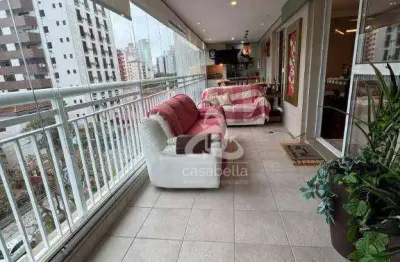 Apartamento com 3 dormitórios à venda, 159 m² por r$ 1.750.000,00 - gonzaga - santos/sp