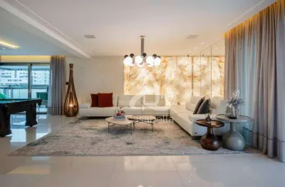 Apartamento com 4 dormitórios à venda, 488 m² por r$ 12.500.000,00 - ponta da praia - santos/sp