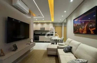 Apartamento com 2 dormitórios à venda, 75 m² por r$ 998.000,00 - josé menino - santos/sp