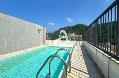 Cobertura com 3 dormitórios, 285 m² - venda por r$ 980.000,00 ou aluguel por r$ 7.000,00/mês - vila belmiro - santos/sp