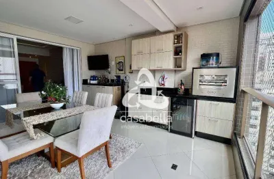 Apartamento com 3 dormitórios, 132 m² - venda por r$ 2.500.000,00 ou aluguel por r$ 202.000,00/mês - embaré - santos/sp