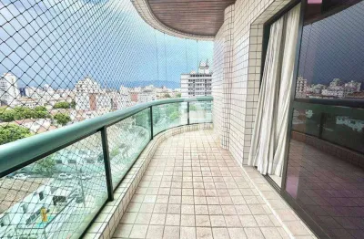 Apartamento com 3 dormitórios à venda, 155 m² por r$ 1.100.000,00 - embaré - santos/sp