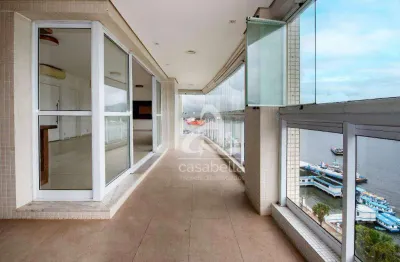 Apartamento com 3 dormitórios, 189 m² - venda por R$ 2.850.000,00 ou aluguel por R$ 17.000,00/mês - Ponta da Praia - Santos/SP