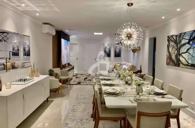 Apartamento com 4 dormitórios para alugar, 234 m² por R$ 29.002,00/mês - Aparecida - Santos/SP