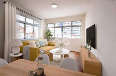 Apartamento reformado na quadra da praia — 3 dorms, suíte e vista livre!