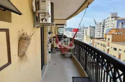 Apartamento com 2 dormitórios para alugar, 106 m² por R$ 7.000,00/mês - Ponta da Praia - Santos/SP