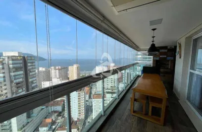 Apartamento com 3 dormitórios à venda, 190 m² por R$ 3.200.000,00 - Embaré - Santos/SP