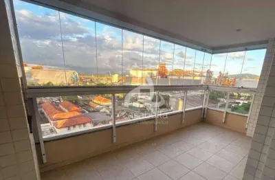 Apartamento com 3 dormitórios para alugar, 92 m² por R$ 6.002,00/mês - Ponta da Praia - Santos/SP