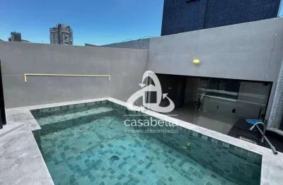 Cobertura com 2 dormitórios à venda, 105 m² por r$ 1.650.000,00 - boqueirão - santos/sp