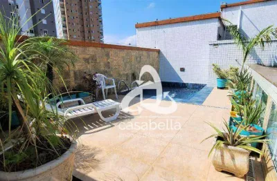 Cobertura com 3 dormitórios à venda, 258 m² por r$ 1.700.000,00 - gonzaga - santos/sp