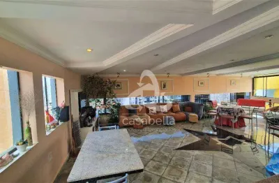 Cobertura com 4 dormitórios à venda, 500 m² por r$ 2.500.000,00 - ponta da praia - santos/sp