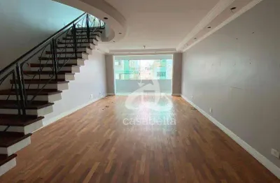 Cobertura com 3 dormitórios à venda, 280 m² por r$ 1.300.000,00 - gonzaga - santos/sp