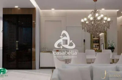 Apartamento com 4 dormitórios à venda, 295 m² por r$ 5.370.000,00 - ponta da praia - santos/sp