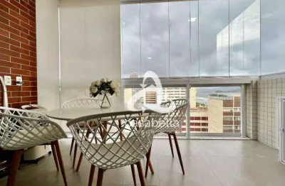 Apartamento com 1 dormitório à venda, 46 m² por r$ 795.000,00 - boqueirão - santos/sp