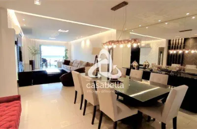 Apartamento com 3 dormitórios à venda, 218 m² por r$ 3.190.000,00 - aparecida - santos/sp