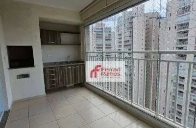 Apartamento com 3 dormitórios para alugar, 86 m² por r$ 5.518,00/mês - vila leonor - guarulhos/sp