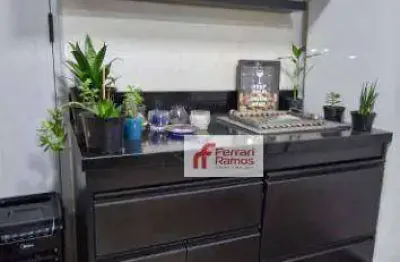 Studio com 1 dormitório à venda, 39 m² por r$ 630.000,00 - jardim maia - guarulhos/sp