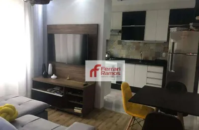 Apartamento com 2 dormitórios à venda, 45 m² por r$ 320.000,00 - cocaia - guarulhos/sp