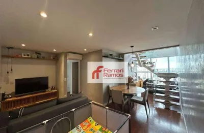 Cobertura com 3 dormitórios à venda, 164 m² por r$ 1.599.000 - tatuapé - são paulo/sp