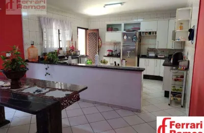 Sobrado com 3 dormitórios à venda, 124 m² por r$ 520.000,00 - vila rio de janeiro - guarulhos/sp