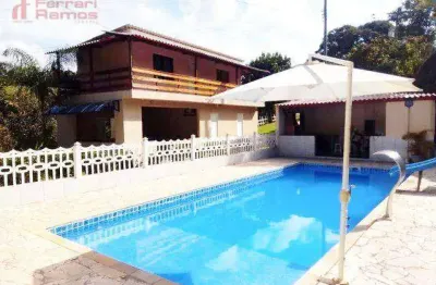 Chácara com 4 dormitórios à venda, 17500 m² por r$ 945.000,00 - cuiabá - nazaré paulista/sp
