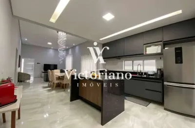 Casa térrea cond. sunset garden jacareí/sp. 3 dorm 2 suítes 5 vagas