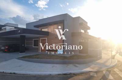 Casa térrea esquina. urbanova. floradas paratehy - 220 m² 4 suítes piscina