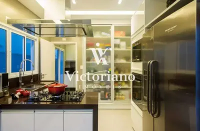 Sobrado alto padrão - 245m² todo mobiliado - 3 suítes - cond. crystal park
