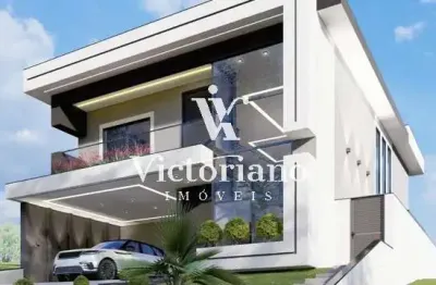 Sobrado alto padrão 235m² - condomínio santa mônica - residencial colinas
