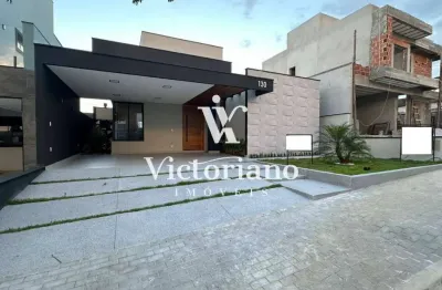 Casa térrea 150m² 3 dorm. acabamento alto padrão - cond. terras do vale