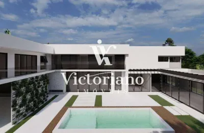 Mansão 800m² 5 suítes c/elevador - cond. chácara serimbura - urbanova