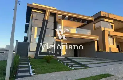 Sobrado alto padrão 239m² c/piscina – cond. santa mônica – res. colinas