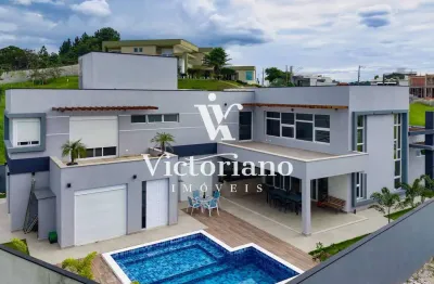 Mansão 500m² com piscina 4 suítes - cond. altos da quinta – avalia permuta!