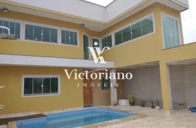 Sobrado villa branca com piscina – 5 dorm. 3 suítes – oportunidade!