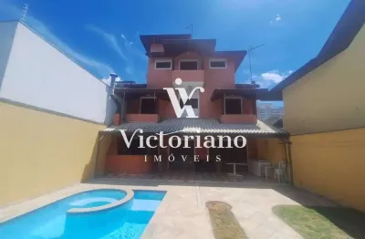 Sobrado com piscina 203m² 3 dorm. 1 suíte - villa branca – jacareí/sp