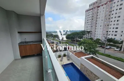 Apto 85m² 3 dorm. 1 suíte, vista pra piscina – ed. the winner, villa branca