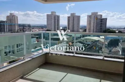 Apto contrapiso 101m² 3 dorm. 1 suíte, cond. barão palace – centro, jacareí