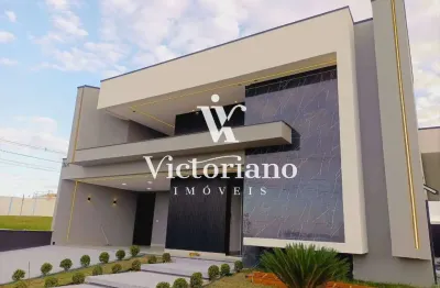 Casa térrea com piscina 224m² 3 suítes - cond. santa mônica – caçapava/sp