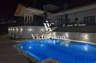 Casa térrea alto padrão c/piscina 340m² - cond. vale dos lagos - jacareí/sp