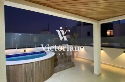 Cobertura duplex alto padrão 182m² c/piscina privativa - ed. solar aquarius