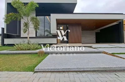 Casa térrea nova cond. vivant - 243m² 4 suítes - com/piscina - urbanova